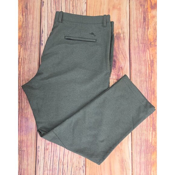 Tommy Bahama Mens 42x30 Gray Recycled Polyester Pants - Picture 3 of 9